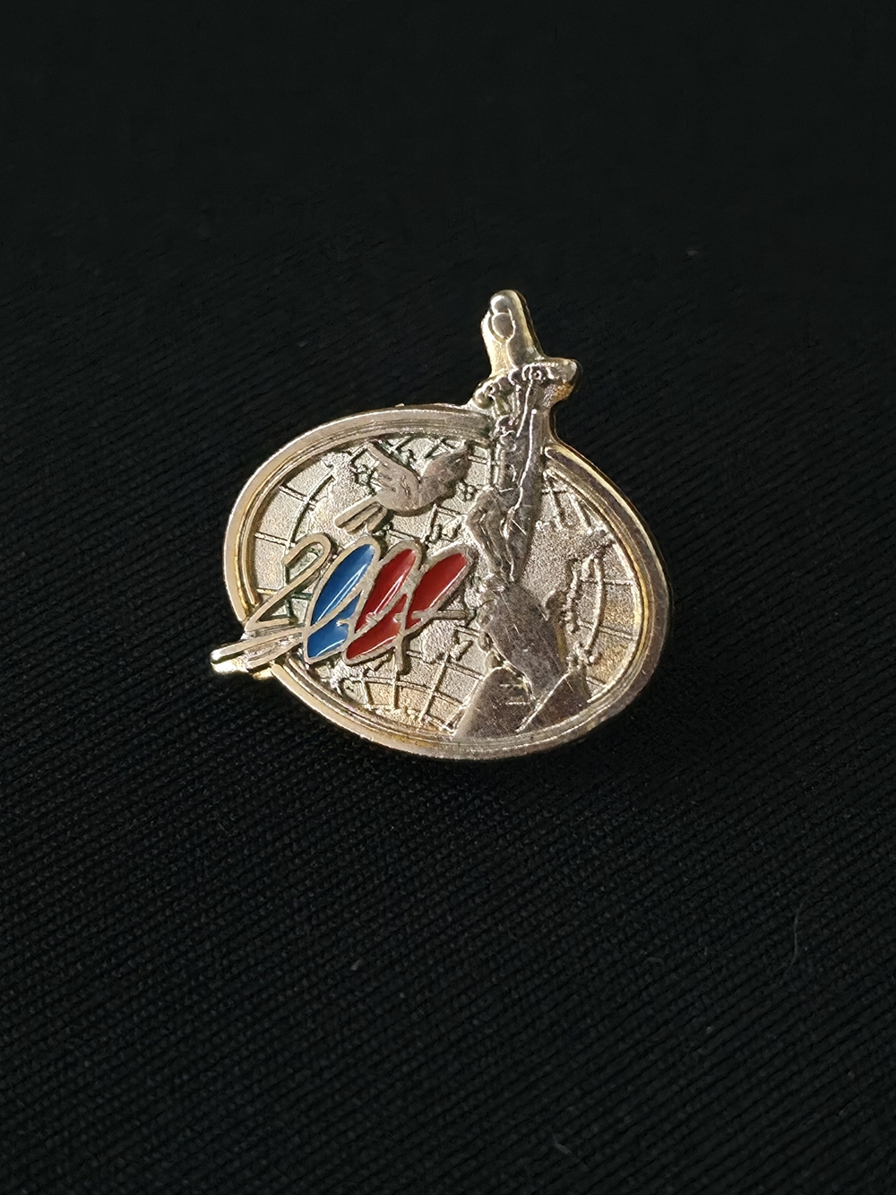 Vintage 24k Gold Plated The Great Jubilee Year 2000 Religious Pin